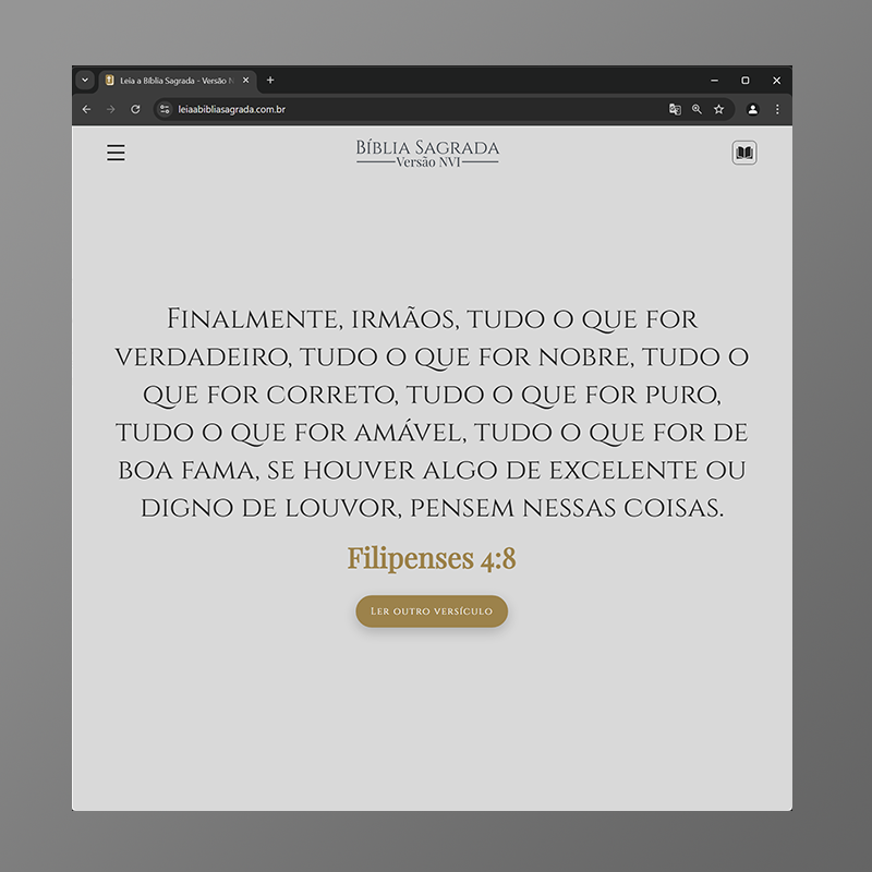 Imagem 3 do site da Bíblia Sagrada