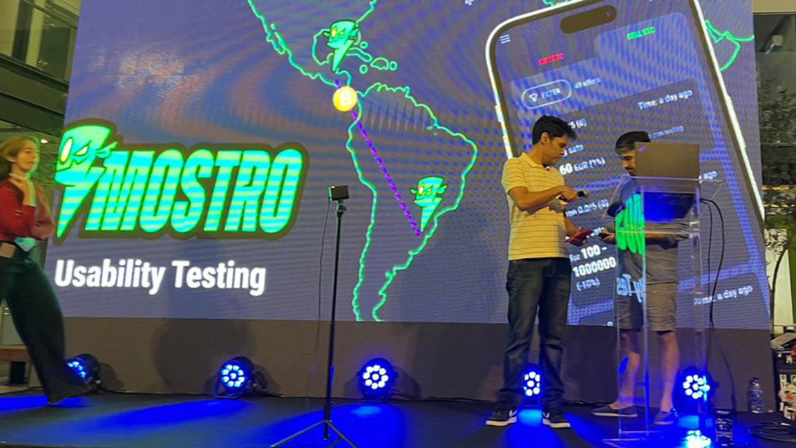 Mostro app interface